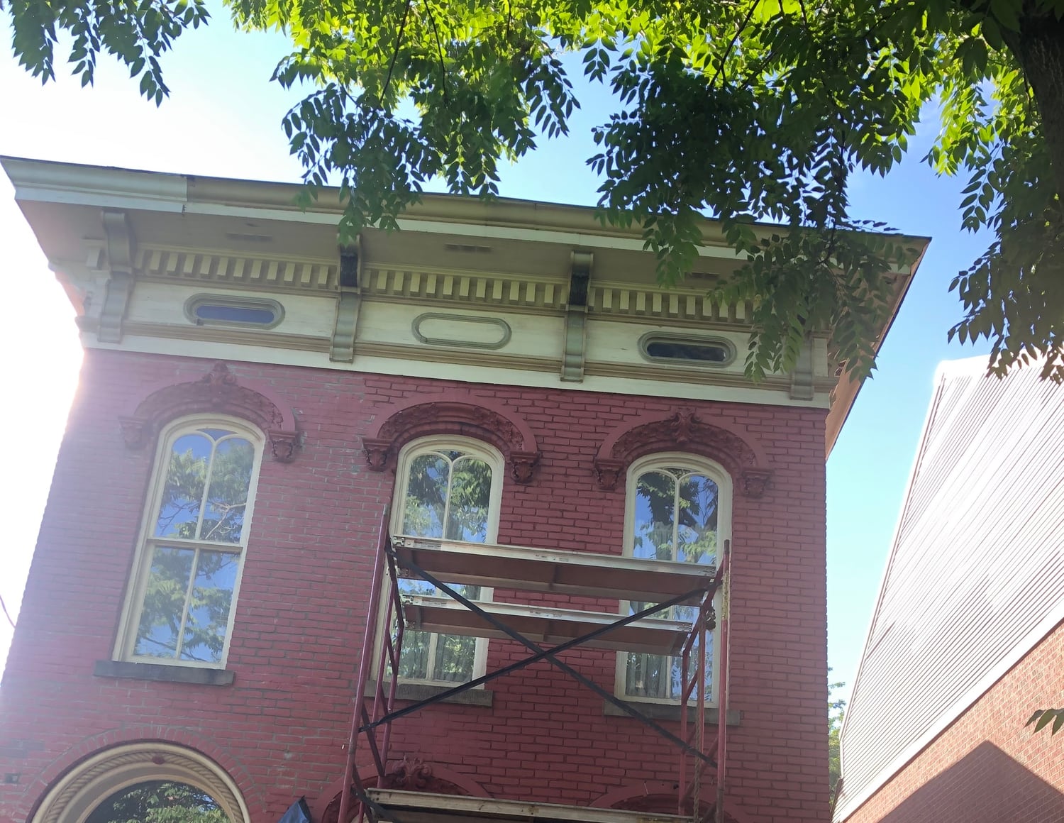 Brick restoration on Cleveland's east side by Mason One