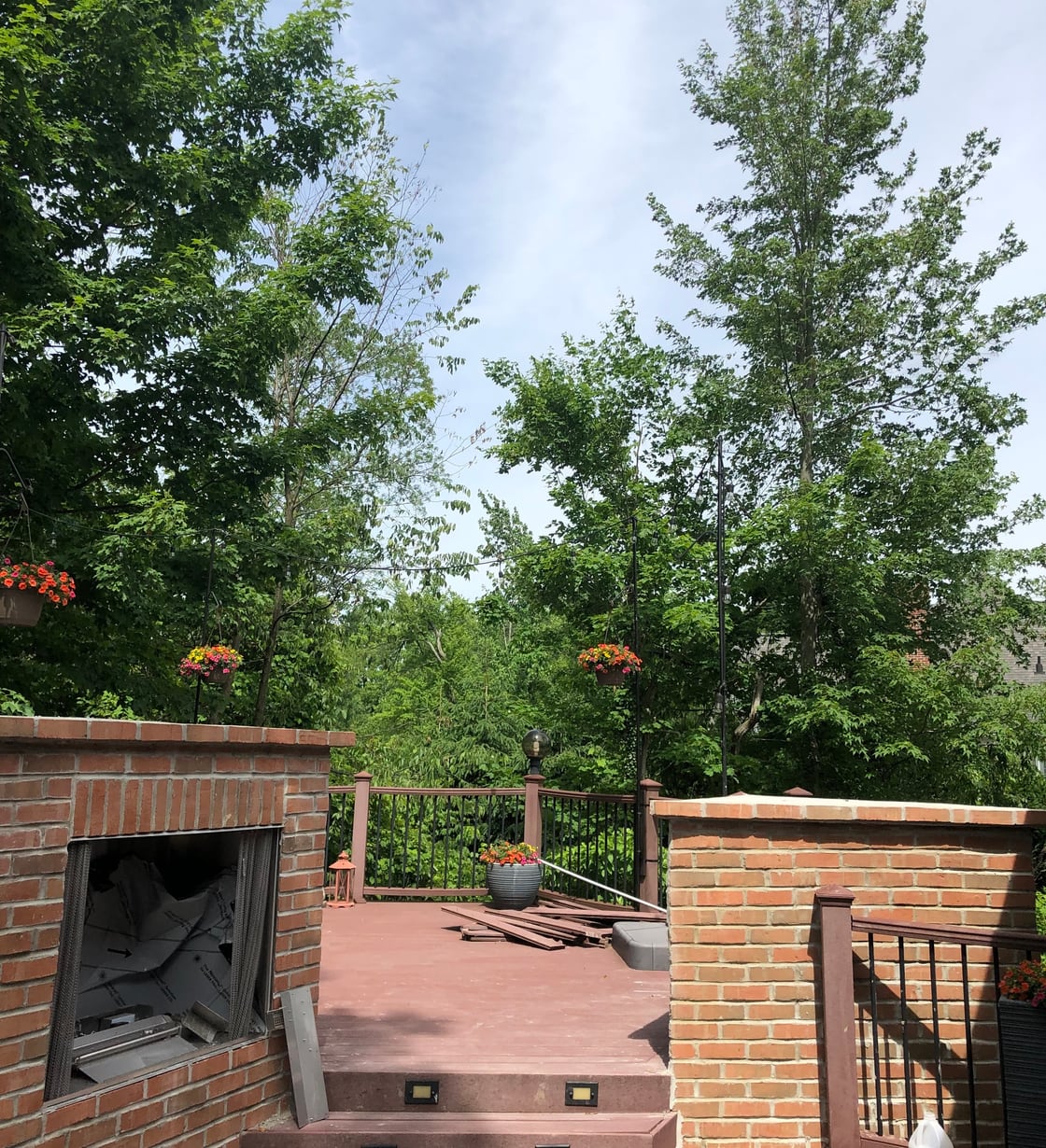 A finished Mason One masonry project in Rocky River, Ohio